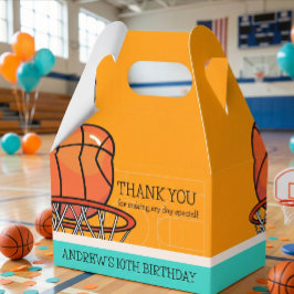 バスケットボールチームスポーツ誕生日パーティーの好意ボックス フェイバーボックス