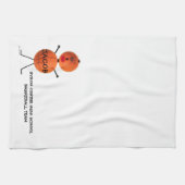 バスケットボールチームプレーヤー キッチンタオル (横)