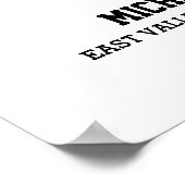 バスケットボールチーム上級卒業写真コラージュ ポスター (角)