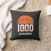 バスケットボールチーム1000得点達成選手 クッション (ブランケット)