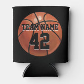 バスケットボールチーム 缶クーラー (正面)