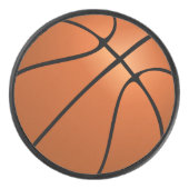 バスケットボールテクスチャパターンの外観 アイスホッケーパック (正面)