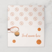 バスケットボールテント座席表 プレイスカード (外部開封)