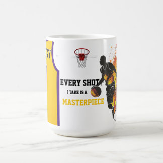 バスケットボールテーマのコーヒーマグ コーヒーマグカップ