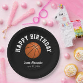 バスケットボールテーマバースデーパーティープレート食器 ペーパープレート (パーティー)