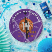 バスケットボールテーマ誕生日紙プレートHAMbyWG ペーパープレート (パーティー)