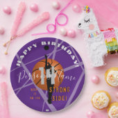 バスケットボールテーマ誕生日紙プレートHAMbyWG ペーパープレート (パーティー)