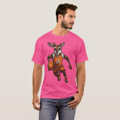 バスケットボールディアー Tシャツ (正面フル)