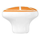 バスケットボールデザインのキッズルーム用プルノブ セラミックノブ (側面)