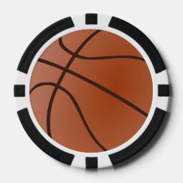 バスケットボールデザインのポーカーチップ ポーカーチップ