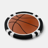 バスケットボールデザインのポーカーチップ ポーカーチップ (シングル)