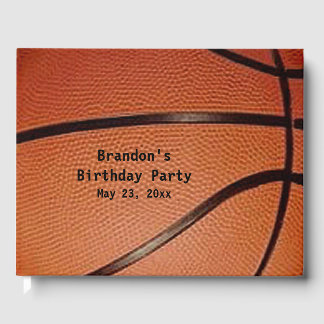バスケットボールデザインゲストブック ゲストブック