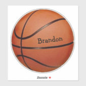 バスケットボールデザインコンターシール シール (シート)