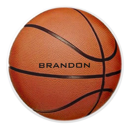 バスケットボールデザインセラミックプルまたはノブ セラミックノブ (正面)