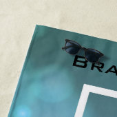 バスケットボールデザインビーチタオル ビーチタオル (インサイチュ)