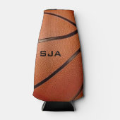 バスケットボールデザインボトルクール ボトルクーラー (正面)