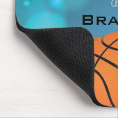 バスケットボールデザインマウスパッド マウスパッド (コーナー)