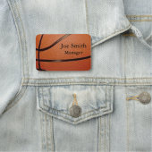 バスケットボールデザイン名タグ 名札 (インサイチュ)