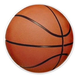 バスケットボールデザイン引き出しプル、キャビネットノブ セラミックノブ