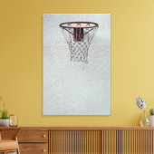 バスケットボールデザイン キャンバスプリント (インサイチュ (リビング))