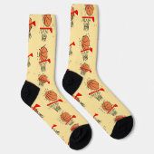 バスケットボールデザイン ソックス (右)