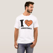 バスケットボールデザイン Tシャツ (正面フル)