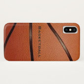 バスケットボールデザインiPhone Xケース Case-Mate iPhoneケース (裏面(横))