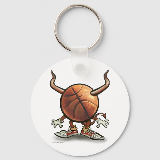 バスケットボールデビル キーホルダー (正面)