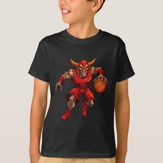 バスケットボールデビル Tシャツ (正面)