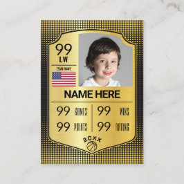 バスケットボールトレーディングカードプレーヤー統計シールドカード コーリングカード