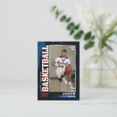 バスケットボールトレーディングカード、バスケットボールプレイヤカード コーリングカード (スタンド正面)