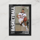 バスケットボールトレーディングカード、バスケットボールプレイヤカード コーリングカード (正面)