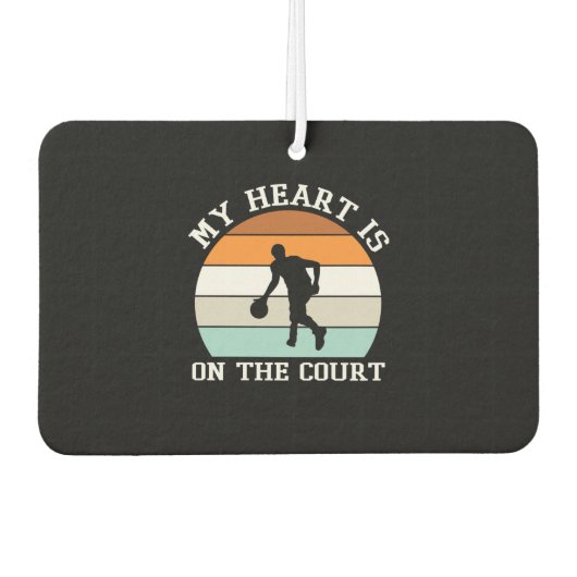 バスケットボールトレーナー カーエアーフレッシュナー (正面)