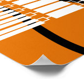 バスケットボールトーナメントブラケット – 64チーム ポスター (角)