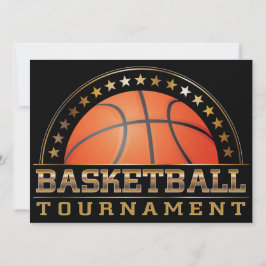 バスケットボールトーナメント招待状 招待状
