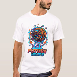 バスケットボールドリップネオンバスケットボールグラフィックス Tシャツ