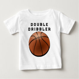 バスケットボールドリブラー ベビーTシャツ