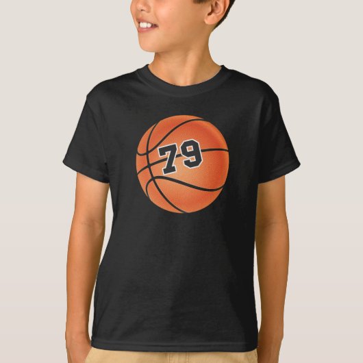 バスケットボールナンバー79 Tシャツ (正面)