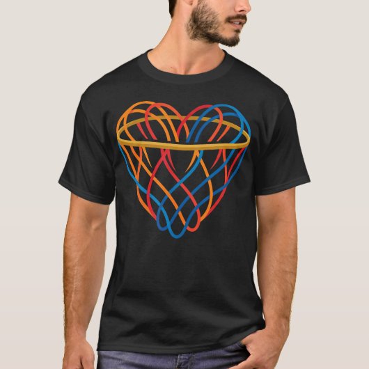バスケットボールネット Tシャツ (正面)