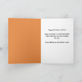 バスケットボールハッピーバースデースポーツ カード (内部)