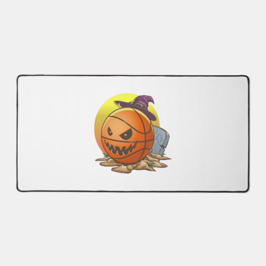 バスケットボールハロウィーン デスクマット (正面)