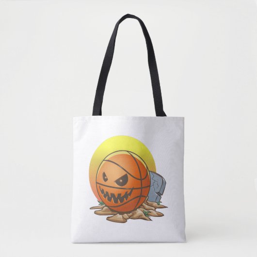 バスケットボールハロウィーン トートバッグ (正面)