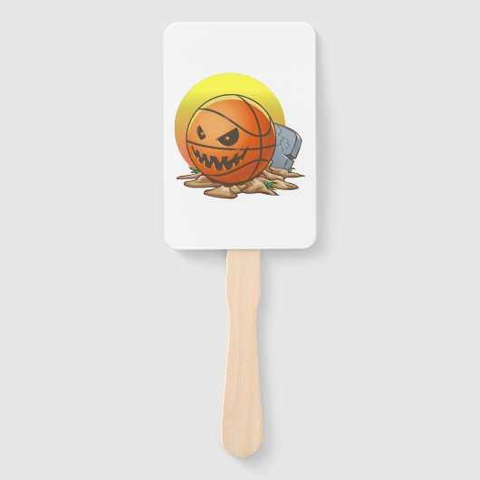 バスケットボールハロウィーン ハンドファン (正面)