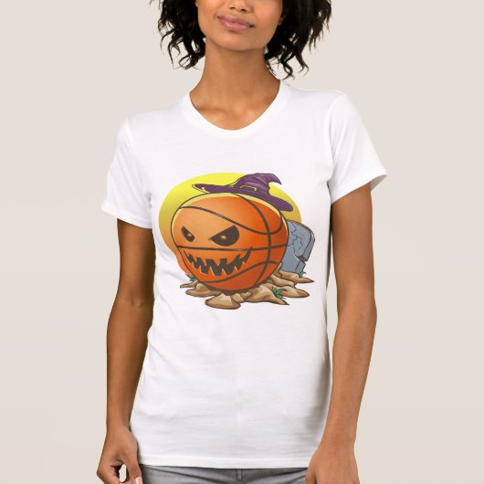 バスケットボールハロウィーン Tシャツ (正面)