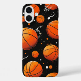 バスケットボールバウンスケース iPhone 16 PLUSケース