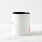 バスケットボールバスケ記号 マグカップ (中央)