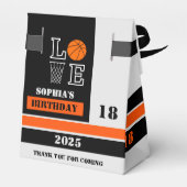 バスケットボールバスケ，バスケットボールプレイヤーギフト，誕生日 フェイバーボックス (裏面サイド)