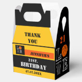 バスケットボールバスケ，バスケットボールプレイヤーギフト，誕生日 フェイバーボックス (オープン)