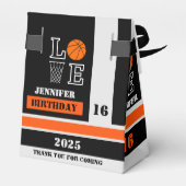 バスケットボールバスケ，バスケットボールプレイヤーギフト，誕生日 フェイバーボックス (裏面サイド)