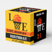 バスケットボールバスケ，バスケットボールプレイヤーギフト，誕生日 フェイバーボックス (裏面サイド)